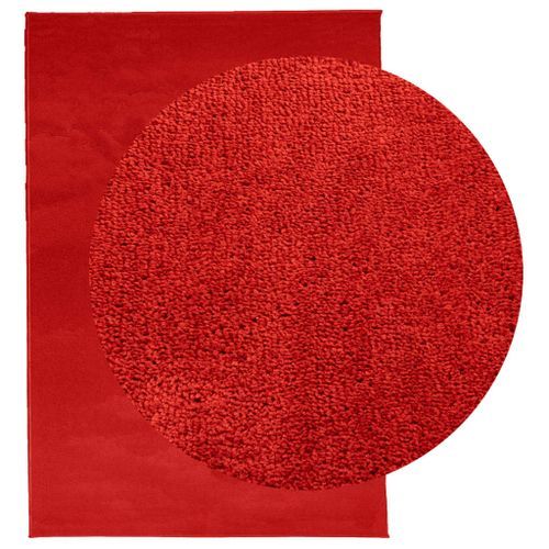 Tapis OVIEDO à poils courts rouge 120x170 cm - Photo n°3; ?>