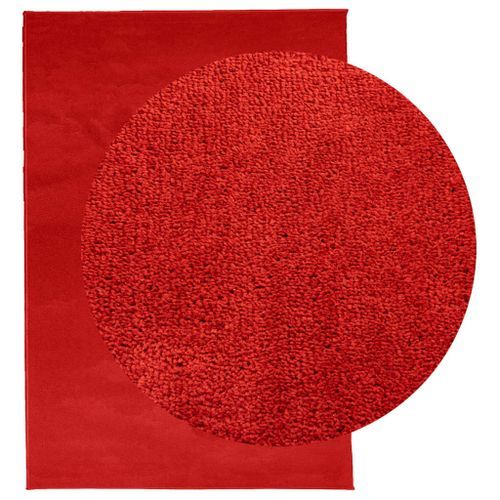 Tapis OVIEDO à poils courts rouge 160x230 cm - Photo n°3; ?>