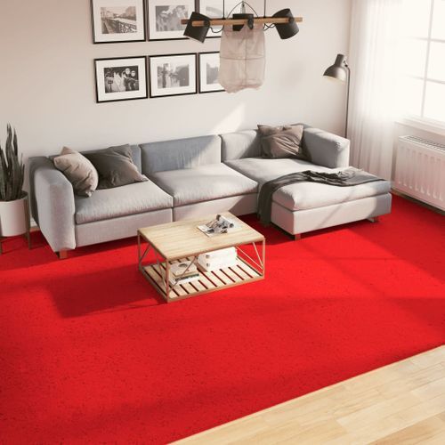 Tapis OVIEDO à poils courts rouge 300x400 cm - Photo n°2; ?>