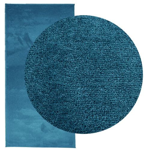 Tapis OVIEDO à poils courts turquoise 100x200 cm - Photo n°3; ?>