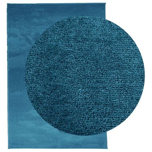 Tapis OVIEDO à poils courts turquoise 140x200 cm - Photo n°3; ?>