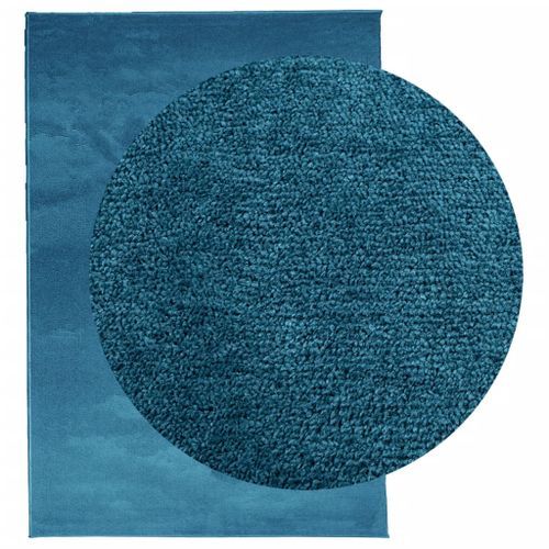 Tapis OVIEDO à poils courts turquoise 200x280 cm - Photo n°3; ?>