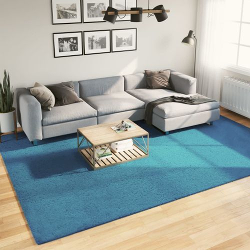 Tapis OVIEDO à poils courts turquoise 240x340 cm - Photo n°2; ?>