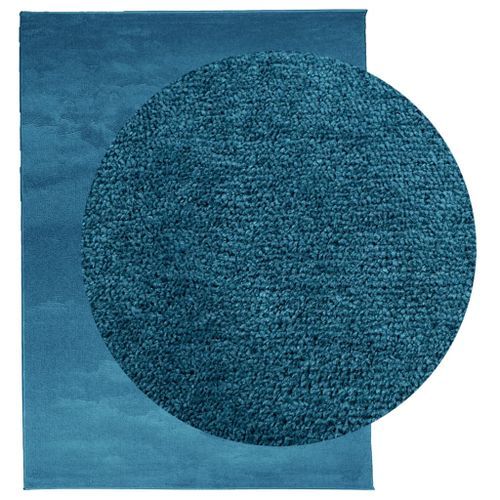 Tapis OVIEDO à poils courts turquoise 240x340 cm - Photo n°3; ?>