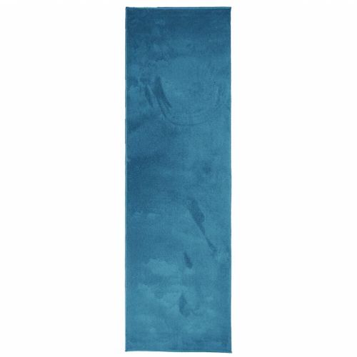 Tapis OVIEDO à poils courts turquoise 80x250 cm - Photo n°2; ?>