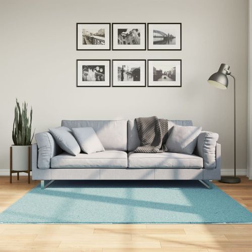 Tapis OVIEDO à poils courts vert 160x160 cm - Photo n°2; ?>