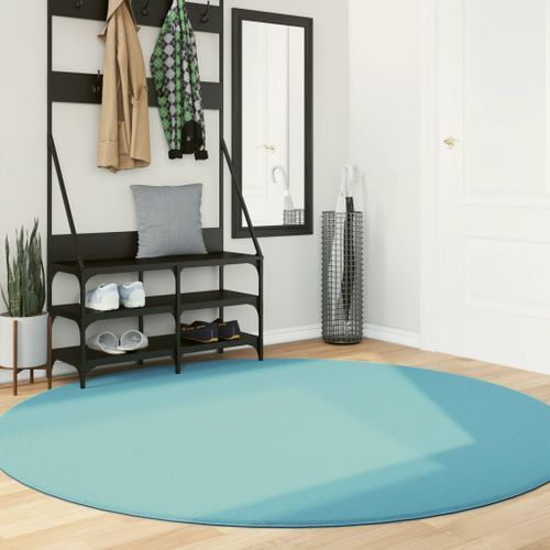 Tapis OVIEDO à poils courts vert Ø 200 cm - Photo n°2; ?>