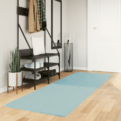 Tapis OVIEDO à poils courts vert 80x250 cm - Photo n°2; ?>