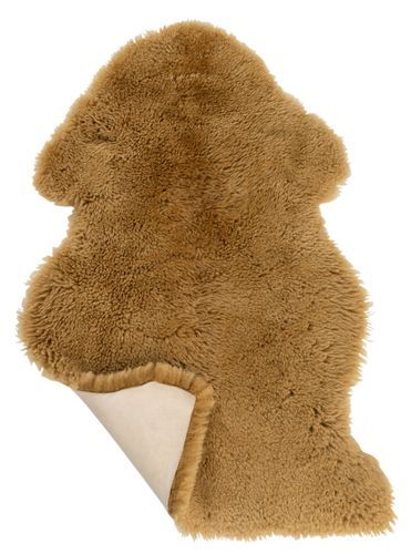 Tapis peau de mouton ocre Chris 90 x 70 cm - Photo n°2; ?>