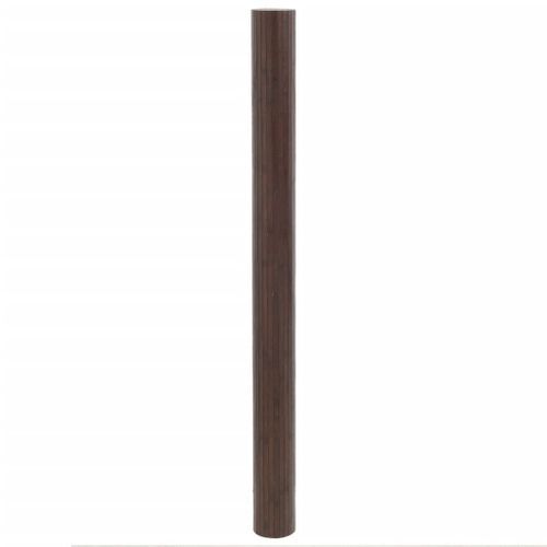 Tapis rectangulaire marron foncé 80x500 cm bambou - Photo n°3; ?>