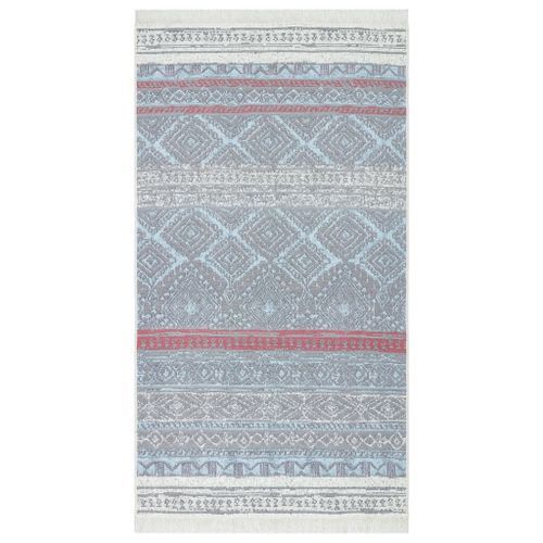 Tapis Rose et aqua 120x180 cm Coton - Photo n°2; ?>