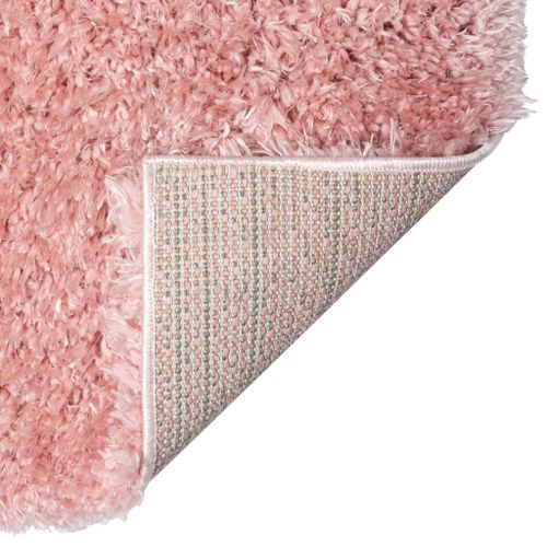 Tapis shaggy à poils hauts Rose 160x230 cm 50 mm - Photo n°2; ?>