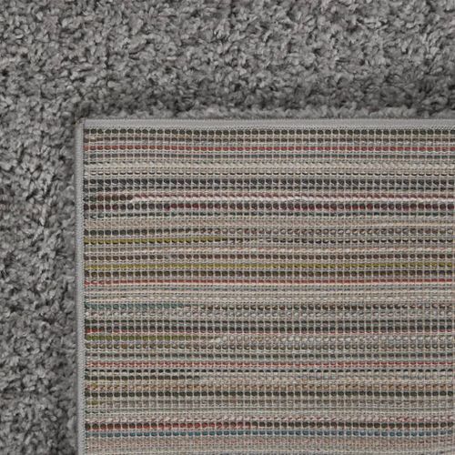 Tapis shaggy à poils longs Gris 120x170 cm - Photo n°2; ?>