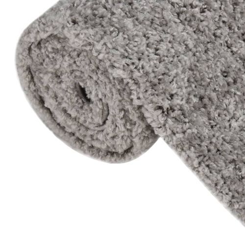 Tapis shaggy à poils longs Gris 120x170 cm - Photo n°3; ?>