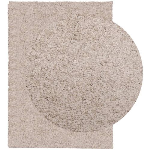 Tapis shaggy à poils longs moderne beige 200x280 cm - Photo n°3; ?>