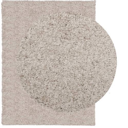 Tapis shaggy à poils longs moderne beige 300x400 cm - Photo n°3; ?>