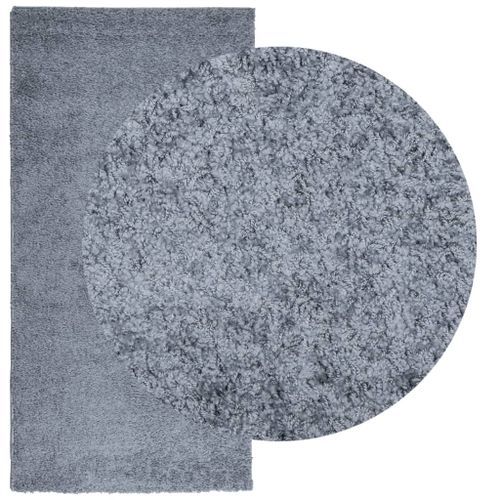 Tapis shaggy à poils longs moderne bleu 100x200 cm - Photo n°3; ?>