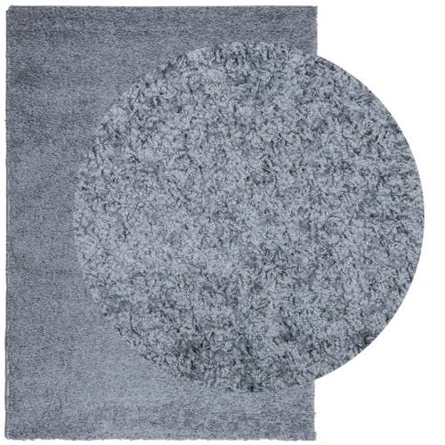 Tapis shaggy à poils longs moderne bleu 200x280 cm - Photo n°3; ?>