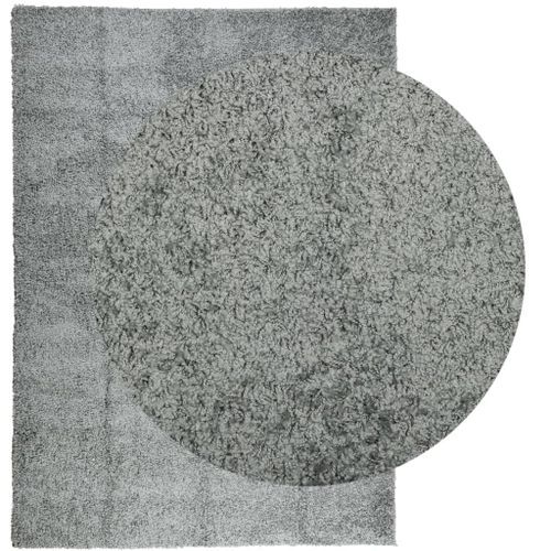 Tapis shaggy à poils longs moderne vert 200x280 cm - Photo n°3; ?>