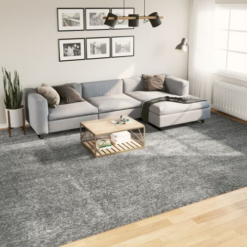 Tapis shaggy à poils longs moderne vert 300x400 cm - Photo n°2; ?>