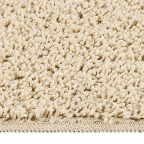 Tapis shaggy antidérapant Crème 120x170 cm - Photo n°2; ?>