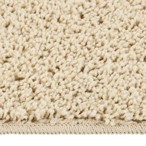 Tapis shaggy antidérapant Crème 200x290 cm - Photo n°2; ?>