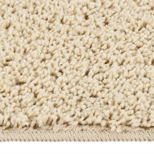 Tapis shaggy antidérapant Crème 80x150 cm - Photo n°2; ?>