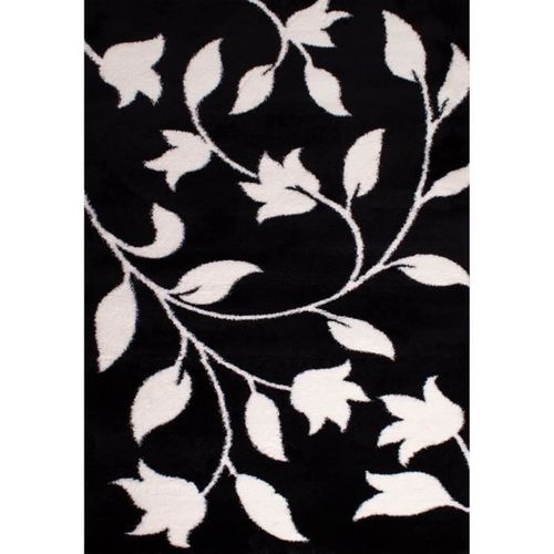 Tapis shaggy doux Oslo 637 - Noir - 100% polyester - 120 x 160 cm - Intérieur - NAZAR - Photo n°2; ?>