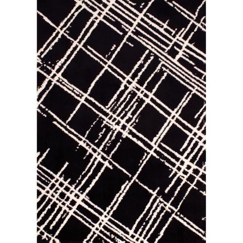 Tapis shaggy doux Oslo 668 - Noir - 100% polyester - 120 x 160 cm - Intérieur - NAZAR - Photo n°2; ?>