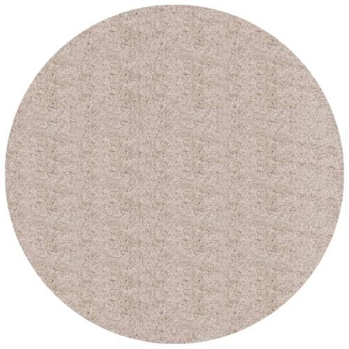 Tapis shaggy PAMPLONA poils longs moderne beige Ø 280 cm - Photo n°2; ?>