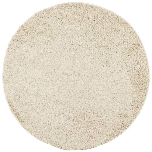 Tapis shaggy PAMPLONA poils longs moderne doré Ø 280 cm - Photo n°2; ?>