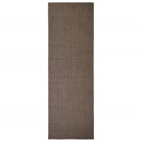 Tapis Sisal naturel 66x200 cm Marron - Photo n°2; ?>