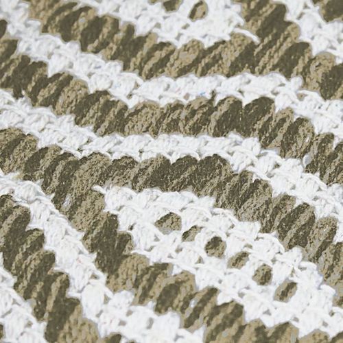 Tapis Terra - 160 x 230 cm - Bande géométriques blanc et sable - Photo n°3; ?>