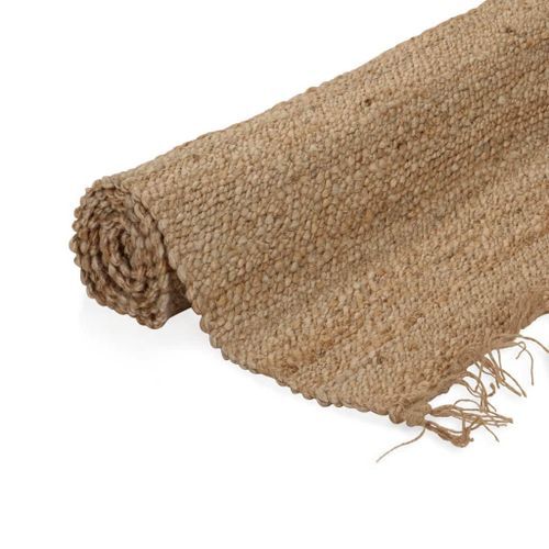 Tapis tissé à la main Jute 120 x 180 cm Naturel - Photo n°3; ?>