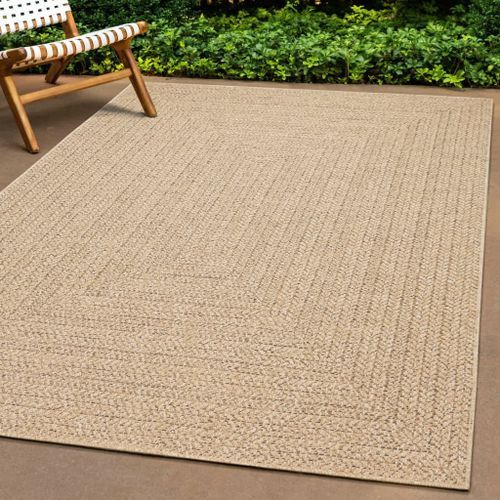 Tapis ZIZUR 100x200 cm aspect de jute intérieur et extérieur - Photo n°2; ?>