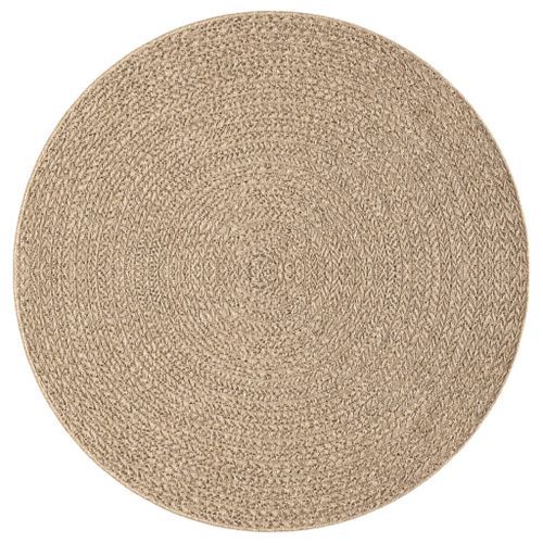 Tapis ZIZUR Ø 200 cm aspect de jute intérieur et extérieur - Photo n°3; ?>