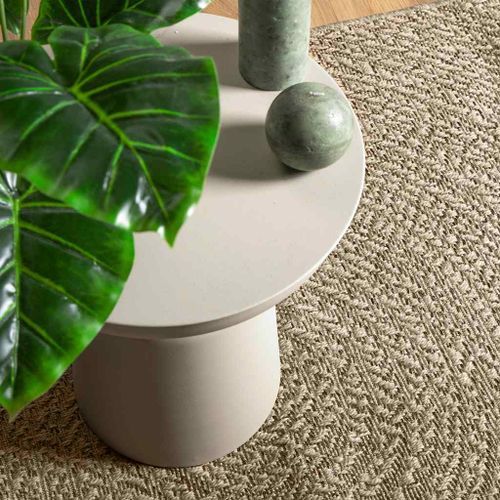 Tapis ZIZUR beige 100x200 cm aspect de jute intérieur extérieur - Photo n°3; ?>