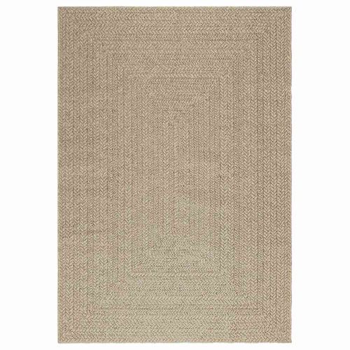 Tapis ZIZUR beige 140x200 cm aspect de jute intérieur extérieur - Photo n°2; ?>