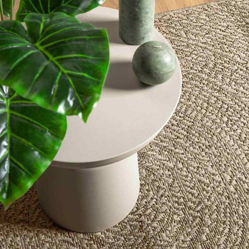 Tapis ZIZUR beige 140x200 cm aspect de jute intérieur extérieur - Photo n°3; ?>