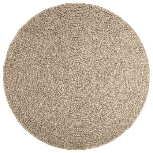 Tapis ZIZUR beige Ø 160cm aspect de jute intérieur et extérieur - Photo n°2; ?>