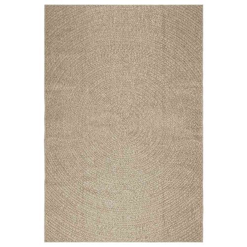 Tapis ZIZUR beige 160x230 cm aspect de jute intérieur extérieur - Photo n°2; ?>