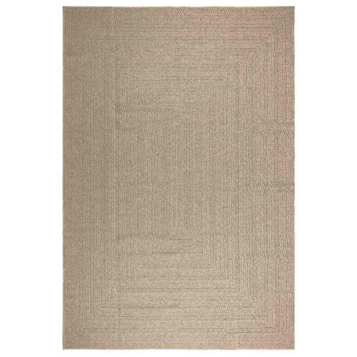 Tapis ZIZUR beige 240x340 cm aspect de jute intérieur extérieur - Photo n°2; ?>