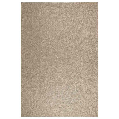 Tapis ZIZUR beige 240x340 cm aspect de jute intérieur extérieur - Photo n°2; ?>