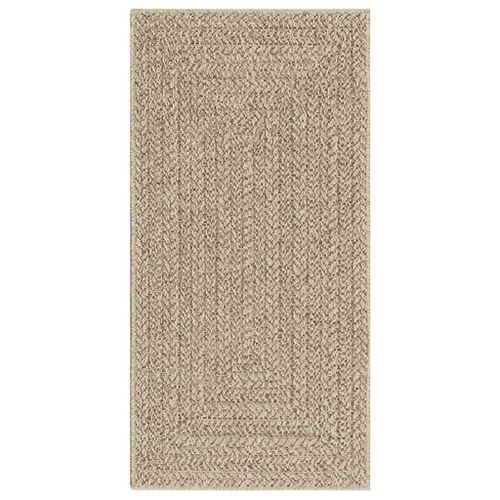 Tapis ZIZUR beige 60x110 cm aspect de jute intérieur extérieur - Photo n°2; ?>