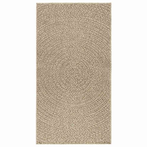 Tapis ZIZUR beige 80x150 cm aspect de jute intérieur extérieur - Photo n°2; ?>