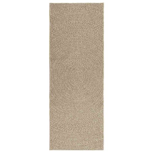 Tapis ZIZUR beige 80x200 cm aspect de jute intérieur extérieur - Photo n°2; ?>