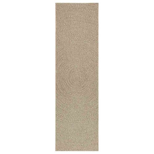 Tapis ZIZUR beige 80x250 cm aspect de jute intérieur extérieur - Photo n°2; ?>