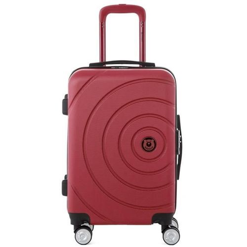 TEDDY BEAR Lot de 2 Valises Trolley Rigide ABS - 8 Roues - 50-70 cm - Rouge - Photo n°2; ?>