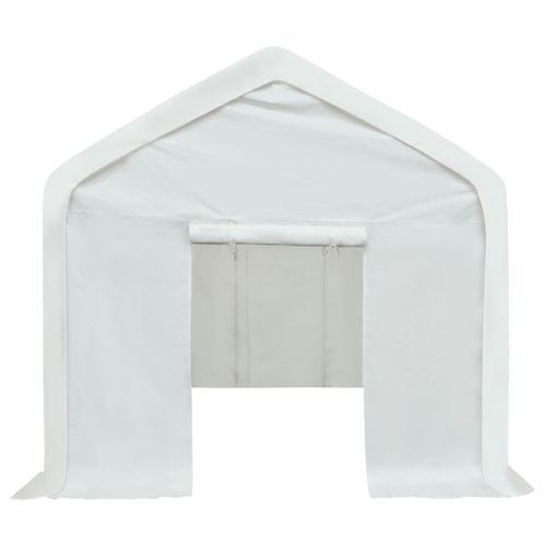 Tente de rangement PE 3 x 6 m Blanc 2 - Photo n°3; ?>