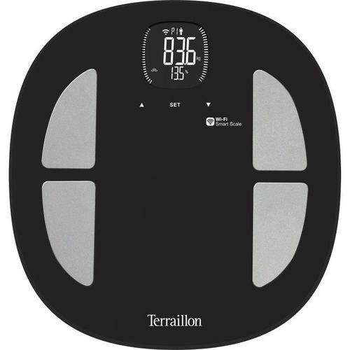 TERRAILLON 14853 - Impédencemetre connecté Run et Fit + Ecouteurs intra-auriculaires - Wi-fi, Bluetooth - 32,4x34,2cm - Noir - Photo n°3; ?>